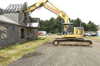 Housing demolition
