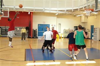 Lunchtime hoop