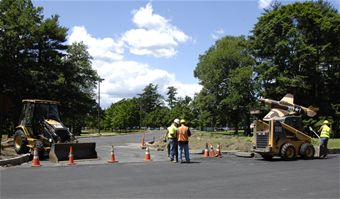 Paving project progressing