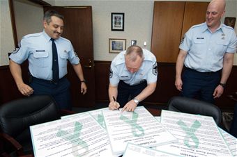 Proclamation signing