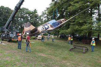 P-40 removal and restoration
