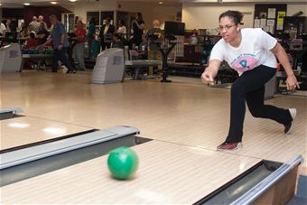 ‘Strike Against Sexual Assault’ bowling